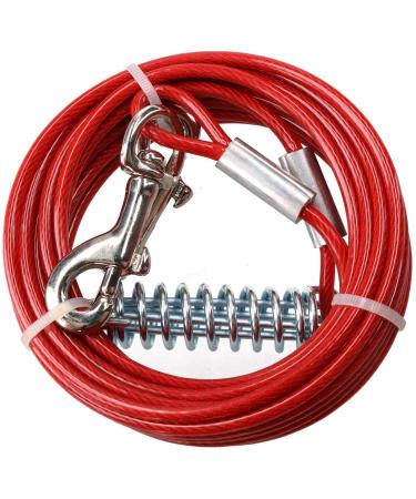 AB Tools 15ft/ 4.5M Weather Resistant Strong Secure Pet Dog Tie-Out Cable 15FT /4.5M