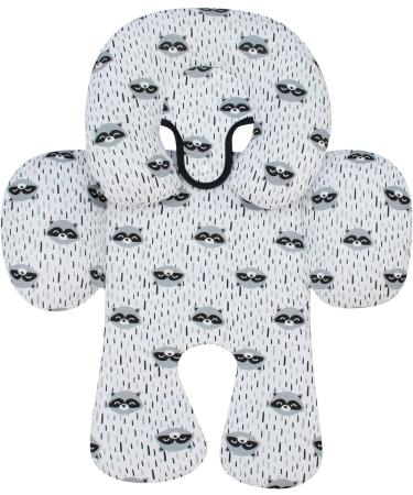 JYOKO Kids Reducer Support Cushion for Head & Body Baby (Raccoon 3 Pieces) Raccoon Head Body and Back Support 3 pieces - Buy Online on GoSupps.com