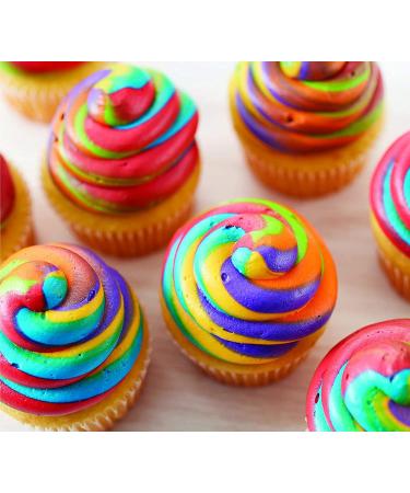 Wilton 12-Piece Gel Food Coloring Set - Vibrant Icing Colors for Baking - Buy Online on GoSupps.com