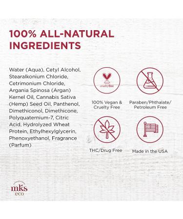 MKS Eco Hydrate Conditioner - 25 fl oz - Nourishing Hair Care with Moroccan Argan Oil & Hemp Seed Oil - Vegan & Cruelty Free - Buy Online on GoSupps.com
