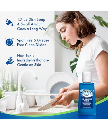 Travel Laundry Detergent & Dish Soap Bundle | Terra Breeze 90-Piece All-In-One Hotel Size Amenities for AirBnB & Rentals - Buy Online on GoSupps.com