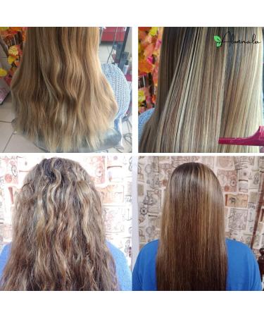 ALUMINALIA Professional Vegan Organic Straightening Cream Hair Set 2in1 Keratin Shampoo and Smoothing Treatment for Home 100 Formaldehyde Free Shampoo Sulfate Free Nourishes Moisturizes 0 Frizz - Buy Online on GoSupps.com