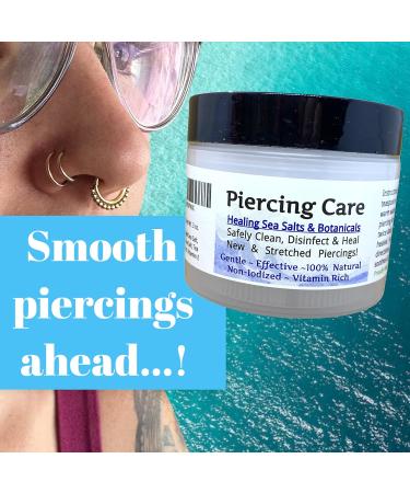 Urban ReLeaf Piercing Solution: Healing Sea Salts & Tea Tree Aftercare for New & Stretched Piercings - Buy Online on GoSupps.com
