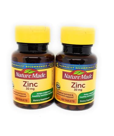 Nature Made Zinc 30 mg 100 Tablets