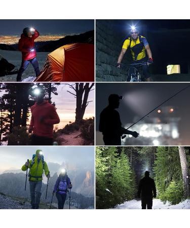 Consciot LED Headlamp Rechargeable - 1000 High Lumen Headlight with 8 Light Modes - Waterproof Flashlight for Outdoor Activities - Buy Online on GoSupps.com