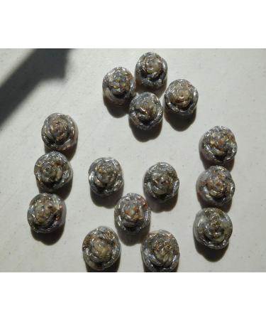 Buy 3 Pearl Blue Spiral Rose Crystal Orgone Generator - Energy Accumulator 7.83/432/528Hz | Free International Shipping - Buy Online on GoSupps.com