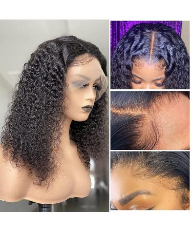 Mongolian Kinky Curly Lace Front Wig 18 | Pre Plucked Pineapple Curl Frontal Wig for Black Women | Human Hair Wet and Wavy Full Lace Wig - Buy Online on GoSupps.com