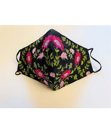 Embroidered Cotton Face masks Partywear /Formal Masks - Buy Online on GoSupps.com