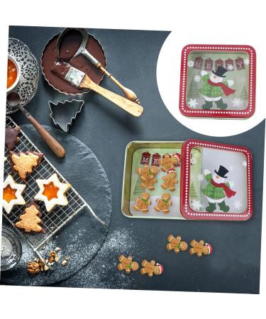 NUOBESTY 5 Pcs Christmas Tin Box Christmas Sto Christmas Cookie Tins The Christmas Tins Empty Snack Film - Buy Online on GoSupps.com