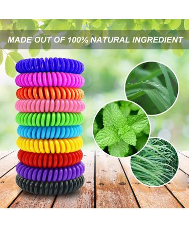 40 Pack DEET-Free Mosquito Repellent Bracelets for Kids & Adults - Individually Wrapped Insect & Bug Repellent Wrist Bands for Outdoor Activities - Buy Online on GoSupps.com