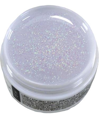 LED/UV Building Gel Diamond Shimmer with Fine Glitter Particles 5 ml (Clear) - Buy Online on GoSupps.com