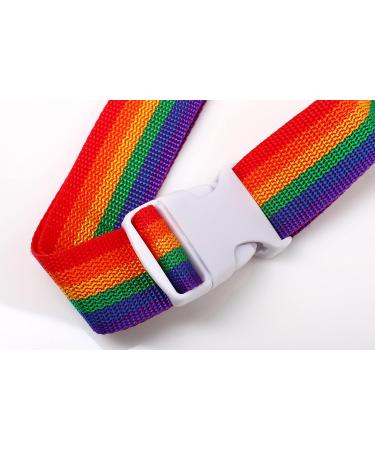 Shop Fall Pocket Rainbow Belt Bag - Unisex Water-Repellent Hip & Shoulder Bag for Festivals Hiking & Sports - Buy Online on GoSupps.com