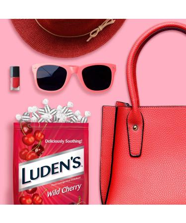 Luden's Wild Cherry Throat Drops - 30 Deliciously Soothing Drops in 1 Bag - Buy Online on GoSupps.com