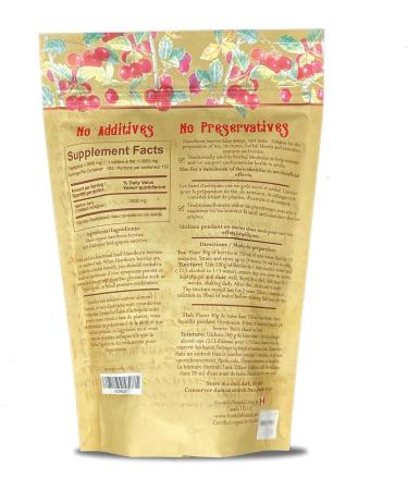 Foothills Naturals Organic Hawthorn Berries Whole - 1 Pound (454 g) - Buy Online on GoSupps.com