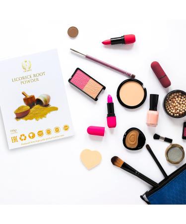 LICOFUL Licorice Root Powder 100g - Non GMO - Skin Brightening - Peeled Liquorice Powder - Buy Online on GoSupps.com