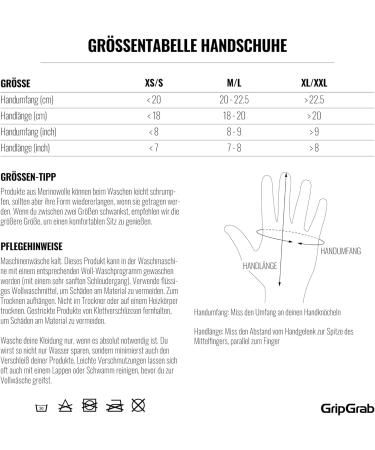 GripGrab Merino Liner Thin Touchscreen Bicycle Gloves - Merino Wool Hiking & Cycling Gloves - Grey XS-S - Buy Online on GoSupps.com