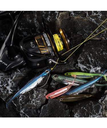 Dr.Fish Paddle Tail Swimbaits Soft Plastic Fishing Lures for Bass - 6 Pack Blue Swim Shad Minnow Lures - 2.75 to 4.75 Inches - Drop Shot & Fluke Baits - Buy Online on GoSupps.com
