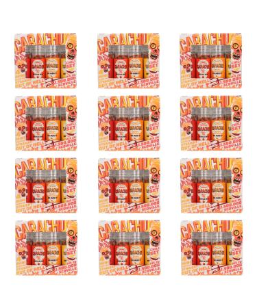 Caracho Chilli gift set 12 -person benefit pack spices gift set/gift idea - chilli kit for birthday employees colleagues guests extremely sharp (12 Pack)