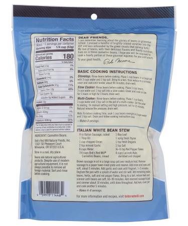Bob's Red Mill Cannellini Beans 24 oz | High-Quality Dried Beans for Cooking - Buy Online on GoSupps.com