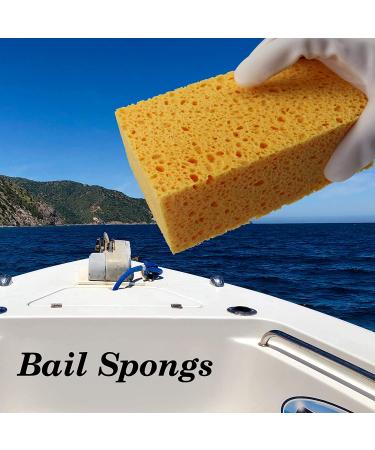 JK SP-T50 Large Eco-Friendly Cellulose Sponge - Boat, Car, and Commercial Cleaning - 6.5x4x2 Inch - Pack of 1 - Buy Online on GoSupps.com