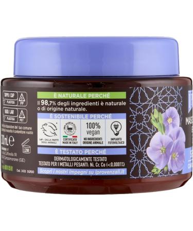 PROVENZALI - Flaxseed Hair Mask to Detangle Colored and Dull Hair 98.7% Natural Ingredients Vegan Vegan Made in Italy - 200 ml - Buy Online on GoSupps.com