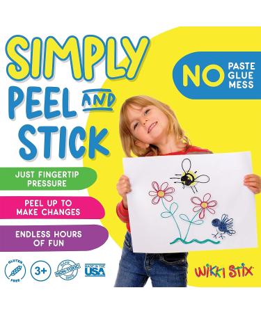 WikkiStix Sensory Fidget Toy for Kids | Non-Toxic Waxed Yarn Sticks | 6 inch Reusable Sculpting Sticks | American-Made | Assorted Colors - 24 Count - Buy Online on GoSupps.com