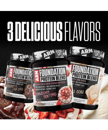 Arms Race Nutrition | ARN | Foundation Protein Blend (2 Pounds Chocolate Lava Cake) Chocolate Lava Cake 2 Pound (Pack of 1) - Buy Online on GoSupps.com
