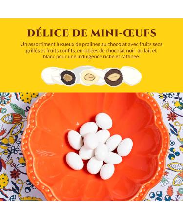 Lavolio Nutty Mini Eggs Candy Gift Box (175g) Selection of coated nuts and chocolate candies perfect gift for him and her - Buy Online on GoSupps.com