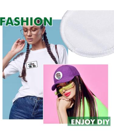 30-Piece Sublimation Iron-On Patches Set - DIY Crafts & Repairs - Black & White - Hats, Clothing, Shoes, Bags - Buy Online on GoSupps.com