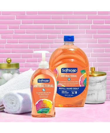 Softsoap Antibacterial Liquid Hand Soap 6 Pack - Crisp Clean Scent - 11.25 Ounce Bottles - Buy Online on GoSupps.com