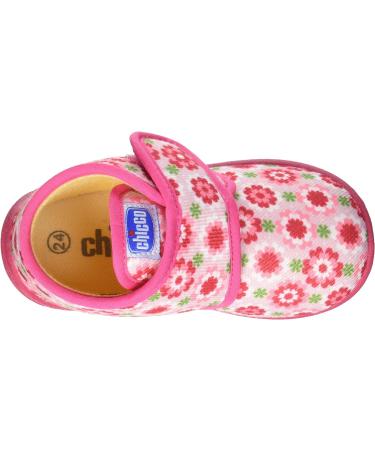 Chicco Unisex Kid's Polacchino Taxo Polish Slipper - Pink Flowers | Size 12.5 UK Child - Buy Online on GoSupps.com