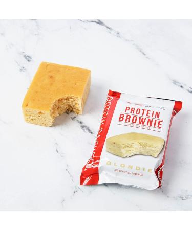 Eat Me Guilt Free Vanilla Blondie Protein Brownie - 12 Count, Low Carb, Low Sugar, Keto-Friendly - Buy Online on GoSupps.com