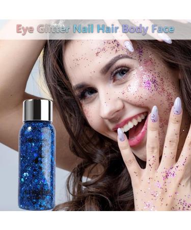  bellv glitter body gel removes fat body glitter waterproof durable face hair cosmetic accessories holographic concert festival - Buy Online on GoSupps.com