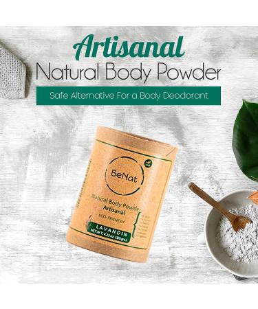 BeNat Talc-Free All-Natural Body Powder - For Men, Women, Kids, and Babies | Moisture Absorbing Deodorant with 24-Hour Odor Protection - Buy Online on GoSupps.com