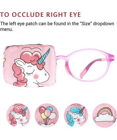 Astropic Cotton & Silk Eye Patch for Kids Glasses (Right Eye  Pink Hair Unicorn) To Cover Right Eye Baby Pink - Pink Hair Unicorn - Buy Online on GoSupps.com