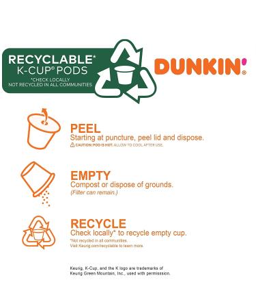 Dunkin' Best Sellers Coffee Variety Pack - 60 Keurig K-Cup Pods | Premium Coffee Selection - Buy Online on GoSupps.com