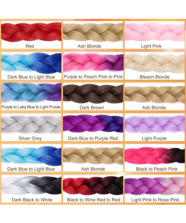 Shop 3-Pack 41 Inch Light Pink Synthetic Jumbo Braid Crochet Hair Extensions - Buy Online on GoSupps.com