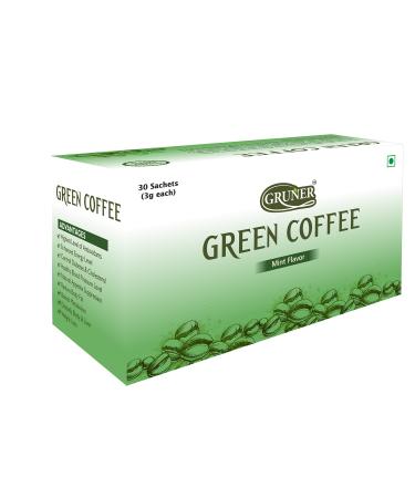 Green Coffee 100% natural - Mint Flavour - 30 Sachets