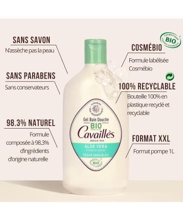  Cavaill s Rog Cavaill s Organic Aloe Vera Shower Gel for Sensitive Skin 400ml - Buy Online on GoSupps.com