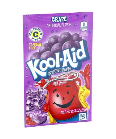 Kool-Aid Unsweetened Caffeine Free Grape Zero Calories Powdered Drink Mix - 1 Pitcher Packet - Buy Online on GoSupps.com