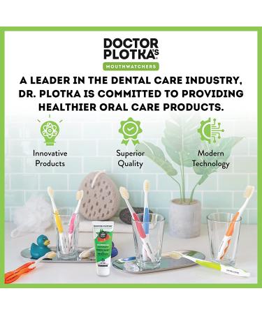 Dr. Plotka's Extra Soft Toothbrush - Ultra Clean Nano Flossing for Sensitive Teeth | 4-Pack Red - Buy Online on GoSupps.com