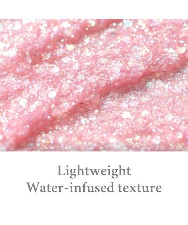 FLYNN Lightcatcher Liquid Glitter Eyeshadow - Long Lasting, Quick Drying Lightweight Formula - No Fall-out - K beauty High-Impact Eye Looks - 03 Peach Light - 0.12oz - Buy Online on GoSupps.com