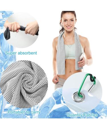 20 Packs Cooling Towel 40 x 12 Inch Ice Towel Microfiber Sports Towel Breathable Chilly Towel with Bag Wet Towel for Neck Men Women Stay Cool Yoga Gym Golf Workout Travel Camping Beach Accessories - Buy Online on GoSupps.com