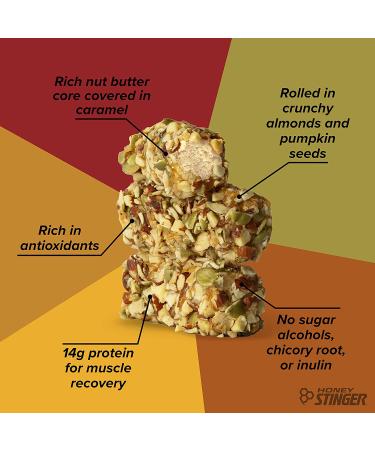 Honey Stinger Nut + Seed Bar | Almond Pumpkin Seed | Protein Packed Food for Exercise  Endurance  Performance and Recovery | Sports Nutrition Snack Bar for Home & Gym  Post Workout | Box of 12 - Buy Online on GoSupps.com