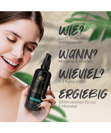 Buy Bio Hyaluron Serum 100ml High-Dosed Anti-Aging Concentrate with Vitamin E & B5 | 7-Fold Hyaluronic Acid | 100% Vegan & Organic | Natural Cosmetics Made in Germany - Buy Online on GoSupps.com