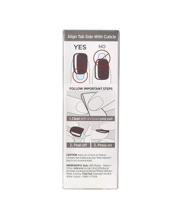 KISS Impress Color | Try Grey One-Piece False Nails (1 Pack) | Shop Internationally - Buy Online on GoSupps.com