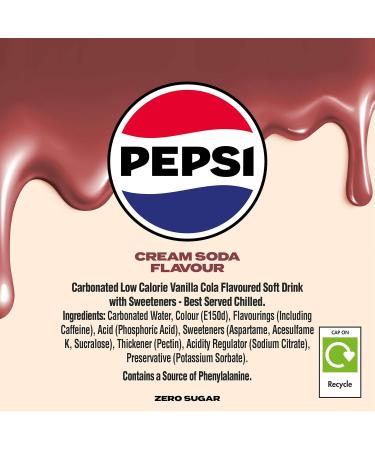  Pepsi Pepsi Treats Cream Soda 8 x 330 ml - Buy Online on GoSupps.com