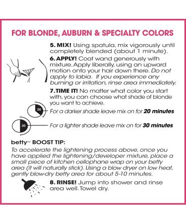 Love (Red) Betty - Premium Hair Coloring Kit for Intimate Areas | International Shipping Available - Buy Online on GoSupps.com