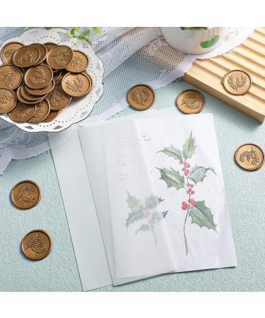 100 pcs Pre-Folded Vellum Jackets Set for 5x7 Invitations with Wax Seal Stickers - Wedding/Birthday/Baby Shower Envelope Seals - Buy Online on GoSupps.com
