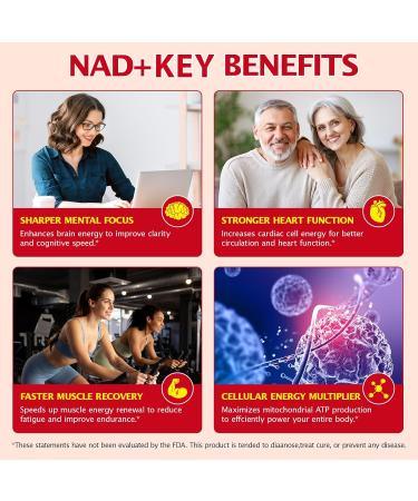 NAD+ Supplement 1000mg Liquid Packets 21pcs Nicotinamide Riboside Resveratrol NAD Supplements for Women Men Anti-Aging Repairs Cells Support Natural Vitality - Buy Online on GoSupps.com